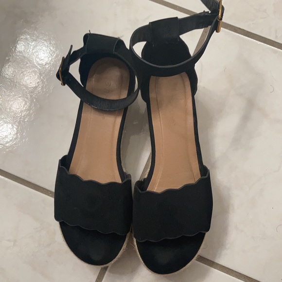 Bamboo Size 8 platform sandal - Picture 3 of 5